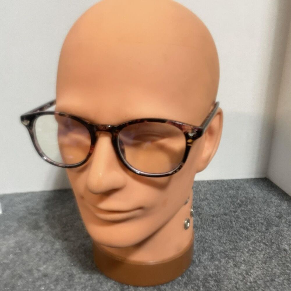 DUCO Eyeglasses Frames C5296 47-19-145 Floral Tortoise Round Designed Italy